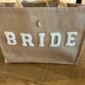 Canvas *BRIDE* tote